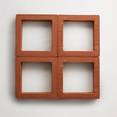 Belgian Reproduction Privé | Courtyard Cubes | Flemish Red