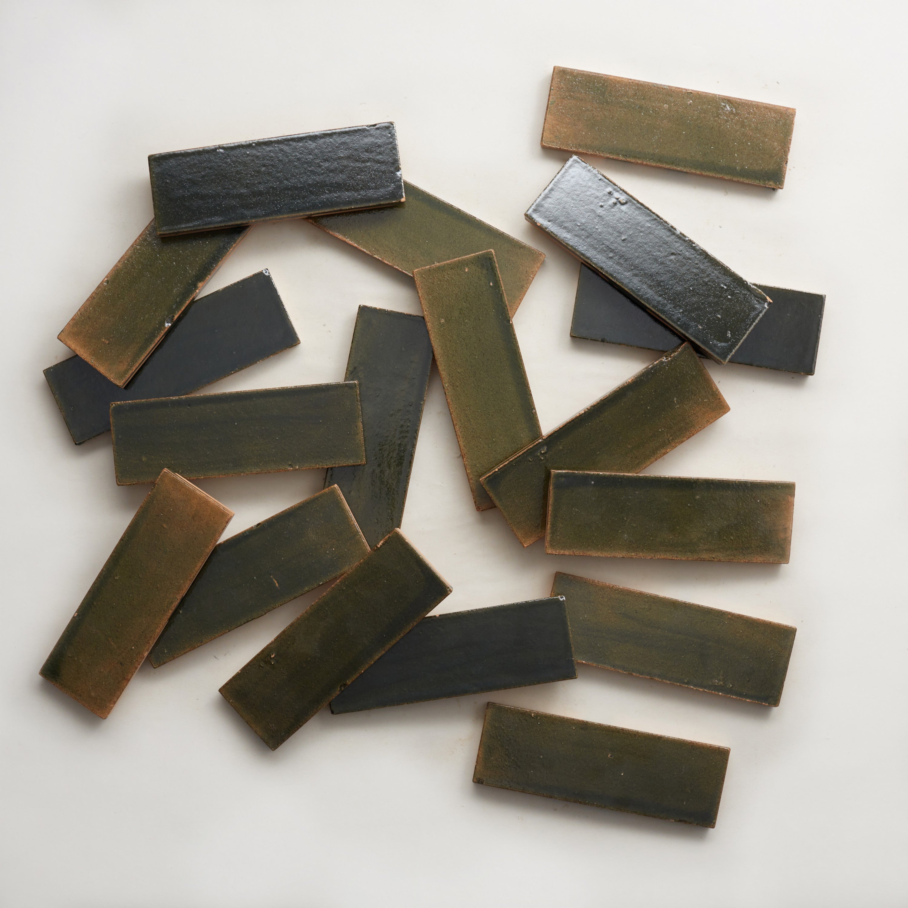 outdoor terracotta tile | green | 2x6 rectangle | nori | OUTERclé