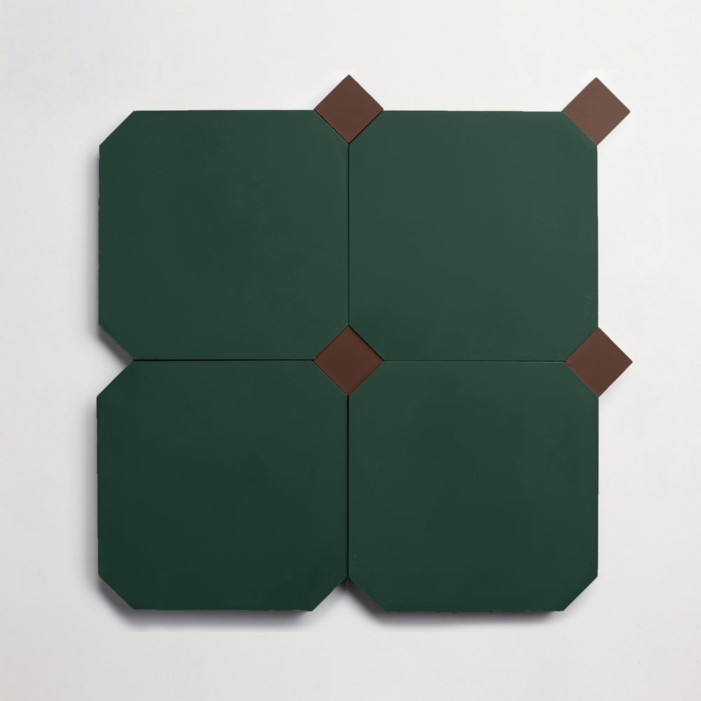 Pavimenti | Savoy | Forest Octagon + Chestnut Bouchon | Matte | (Bundle)