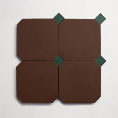 Pavimenti | Savoy | Chestnut Octagon + Forest Bouchon | Matte | (Bundle)