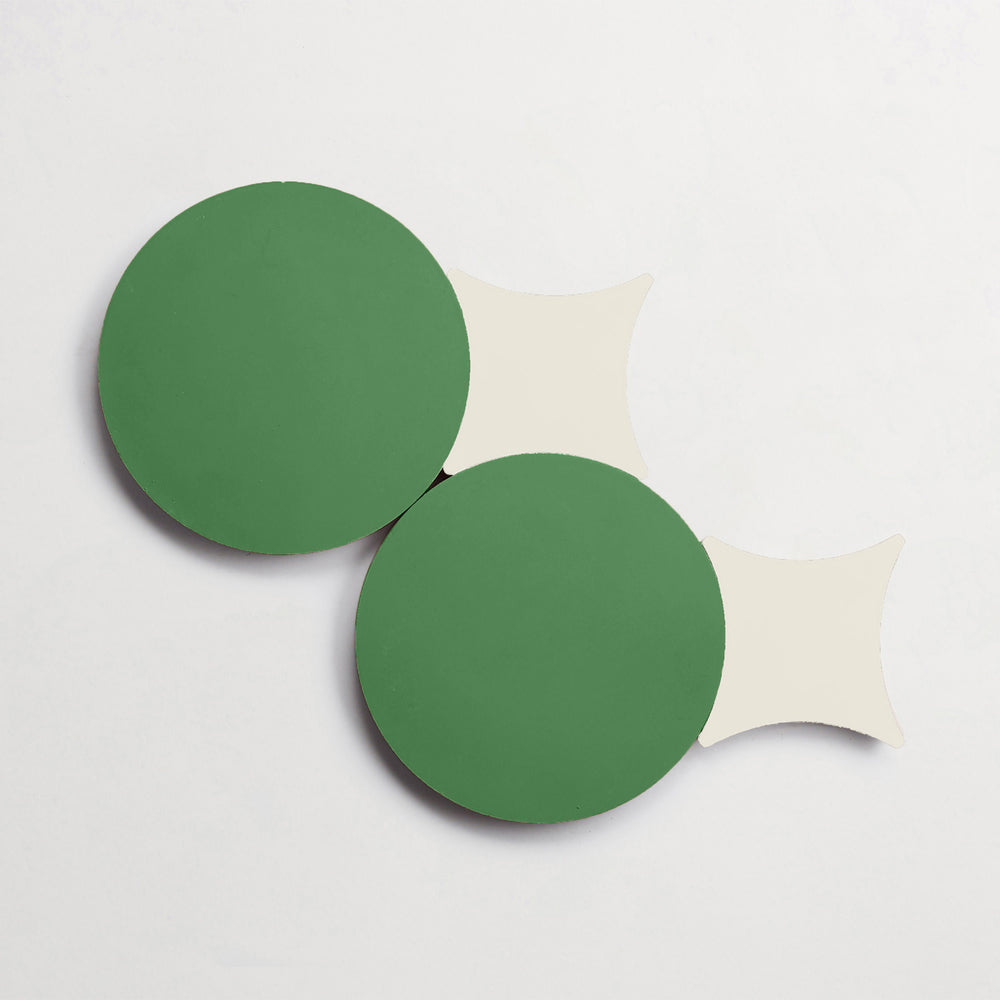 Pavimenti | Savoy | Nettle Circle + Paste Losange | Matte | (Bundle)