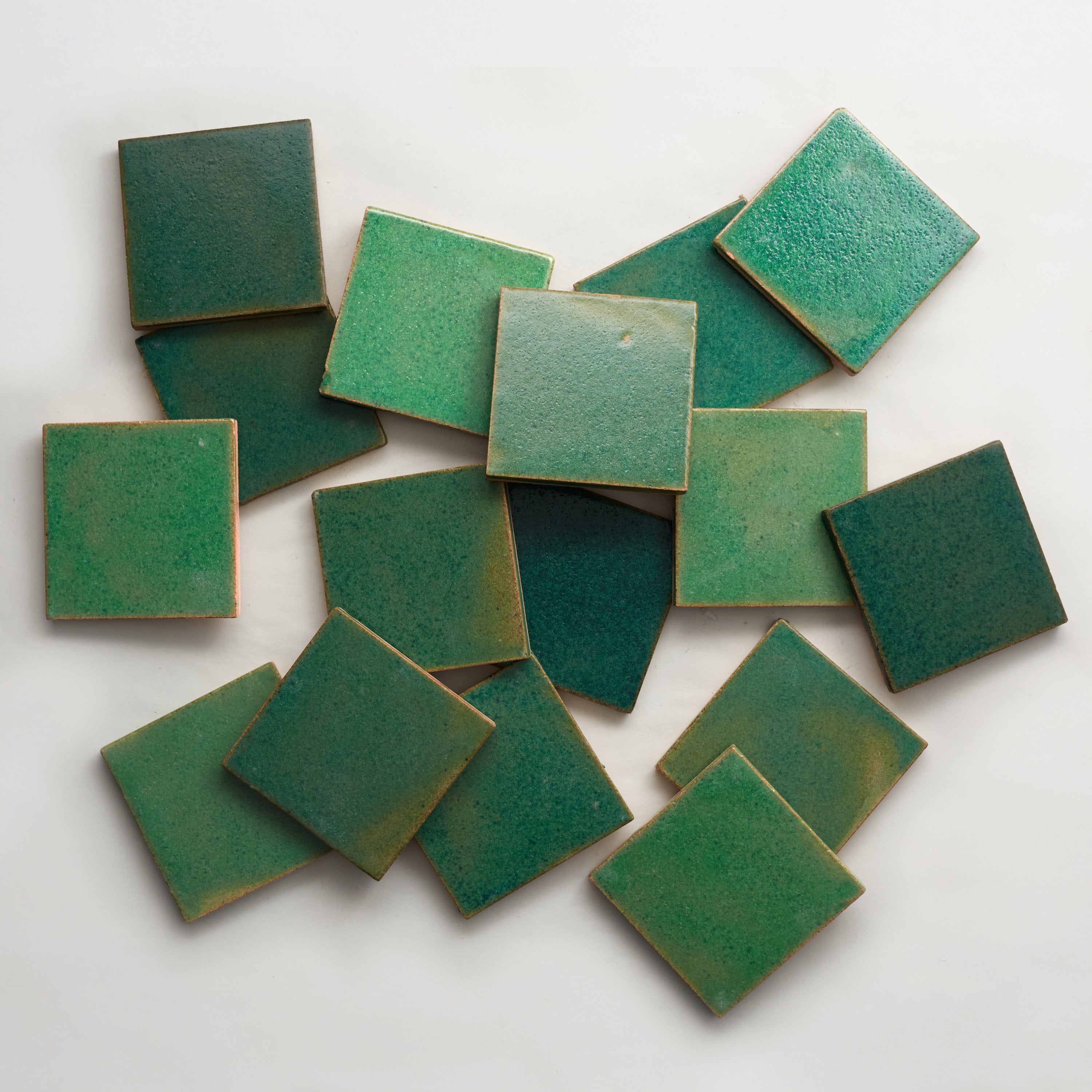 outdoor terracotta tile | green | 4x4 square | winter melon – OUTERclé