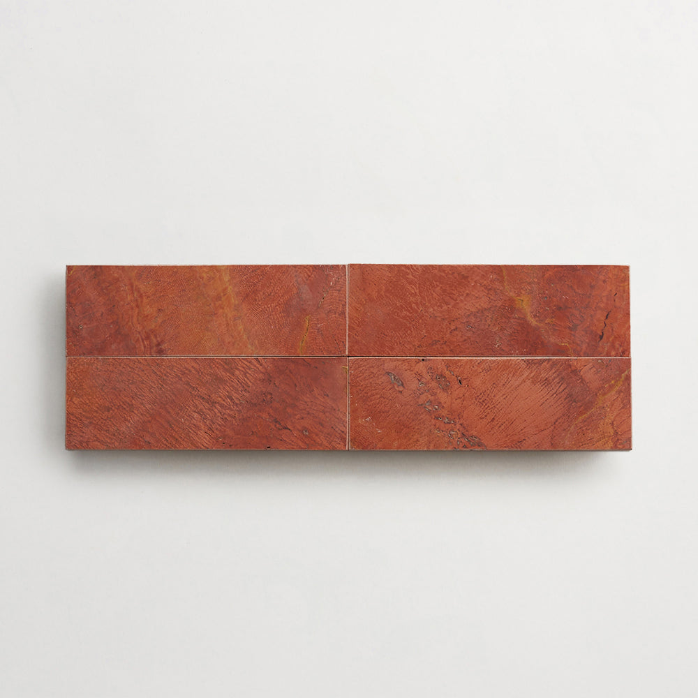 Lapidary | Baguette | Red Travertine | Honed