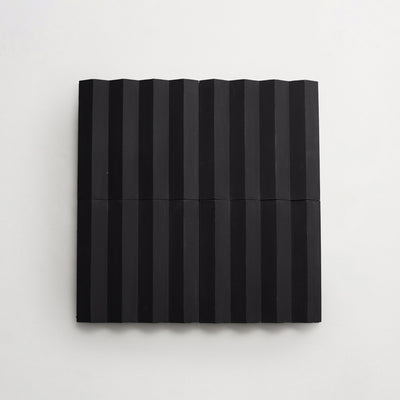 Origami | Pleats | Black | Matte