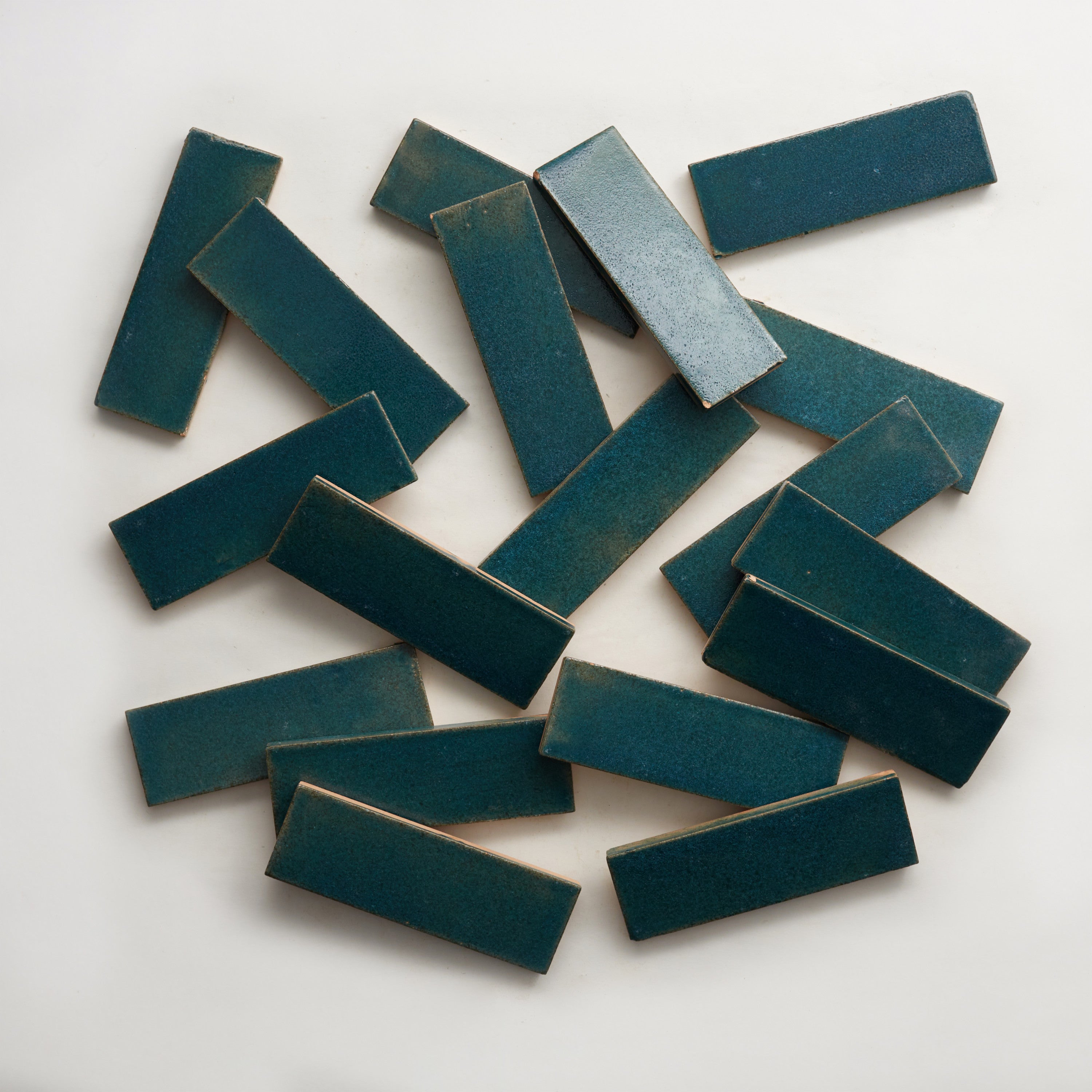 Unstable 各色土地 25枚セット 英語 outdoor terracotta tile | blue | 2x6 rectangle | healing water