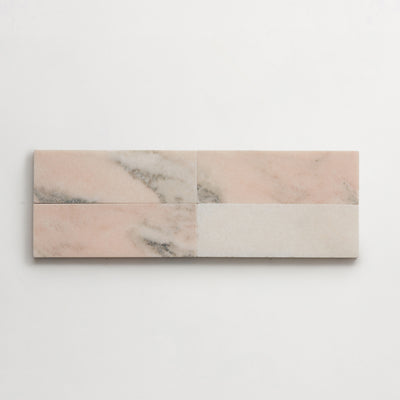 Lapidary | Baguette | Pink/Grey | Honed